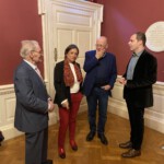 Tomi Reichental, Conor O'Clery, Oliver Sears (from left)